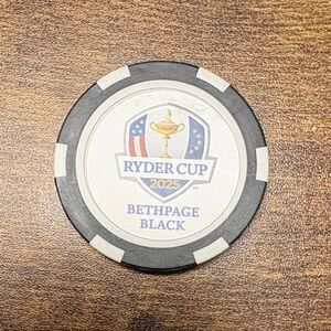 Bethpage Black Ryder Cup 2025 NY State Parks Poker Chip / Ball Marker